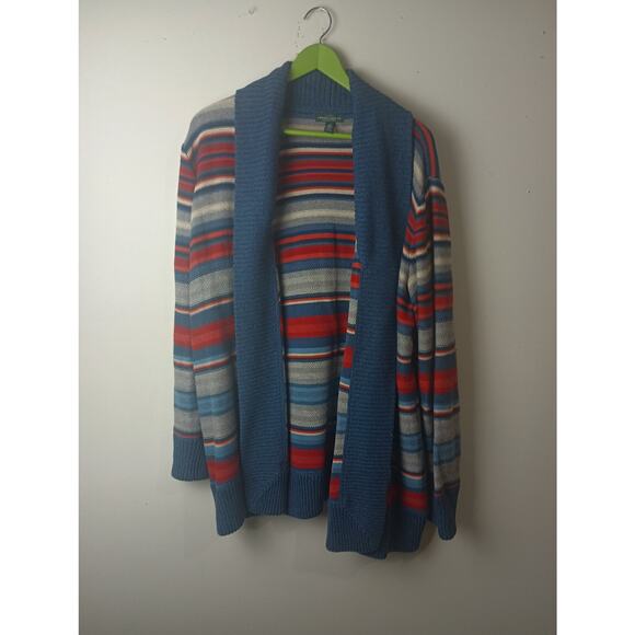 Lauren Ralph Lauren Sweaters - Lauren Ralph Lauren Southwestern Striped Cardigan Sweater Knit Cotton Women's 2X